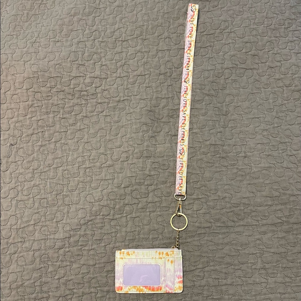 Ivory Ella Zip Wallet Lanyard